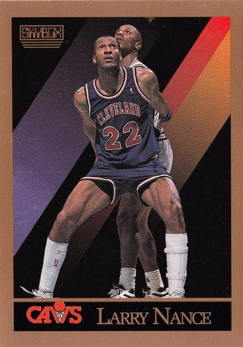 #55 Larry Nance - Cleveland Cavaliers - 1990-91 SkyBox Basketball