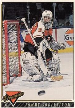 #55 Tommy Soderstrom - Philadelphia Flyers - 1993-94 Topps Premier Hockey