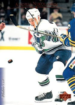 #55 Andrei Nikolishin - Hartford Whalers - 1995-96 Upper Deck Hockey