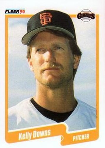 #55 Kelly Downs - San Francisco Giants - 1990 Fleer USA Baseball