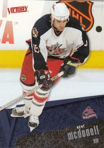 #55 Kent McDonell - Columbus Blue Jackets - 2003-04 Upper Deck Victory Hockey