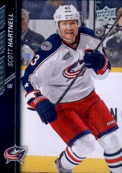 #55 Scott Hartnell - Columbus Blue Jackets - 2015-16 Upper Deck Hockey