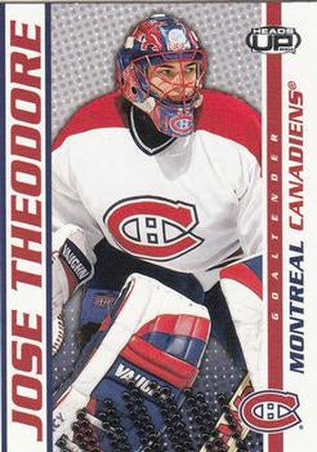 #55 Jose Theodore - Montreal Canadiens - 2003-04 Pacific Heads Up Hockey