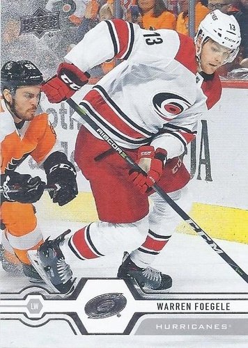 #55 Warren Foegele - Carolina Hurricanes - 2019-20 Upper Deck Hockey