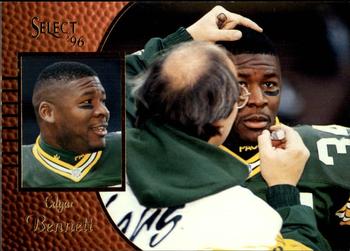 #55 Edgar Bennett - Green Bay Packers - 1996 Select Football