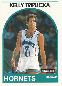 #55 Kelly Tripucka - Charlotte Hornets - 1989-90 Hoops Basketball