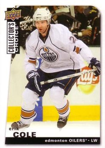 #55 Erik Cole - Edmonton Oilers - 2008-09 Collector's Choice Hockey