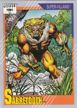 #56 Sabretooth - 1991 Impel Marvel Universe Series II