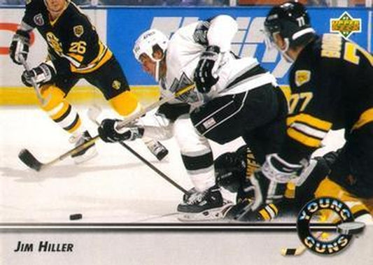 #560 Jim Hiller - Los Angeles Kings - 1992-93 Upper Deck Hockey