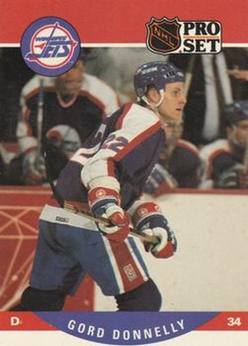 #560 Gord Donnelly - Winnipeg Jets - 1990-91 Pro Set Hockey
