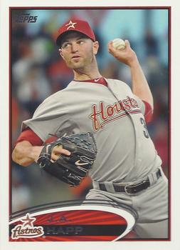 #560 J.A. Happ - Houston Astros - 2012 Topps Baseball