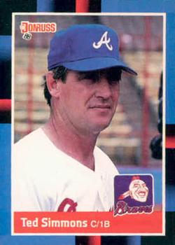 #560 Ted Simmons - Atlanta Braves - 1988 Donruss Baseball