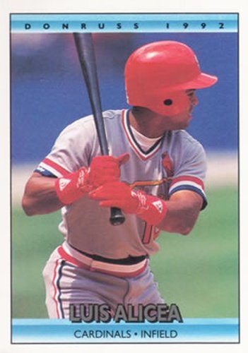 #560 Luis Alicea - St. Louis Cardinals - 1992 Donruss Baseball