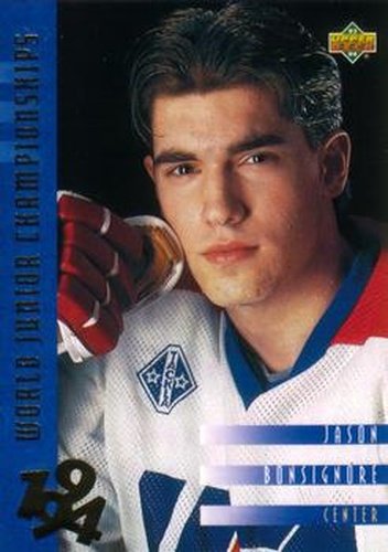 #560 Jason Bonsignore - USA - 1993-94 Upper Deck Hockey