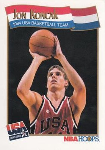 #560 Jon Koncak - USA - 1991-92 Hoops Basketball