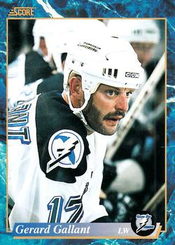 #560 Gerard Gallant - Tampa Bay Lightning - 1993-94 Score Canadian Hockey