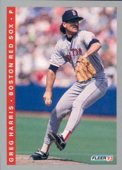 #560 Greg Harris - Boston Red Sox - 1993 Fleer Baseball