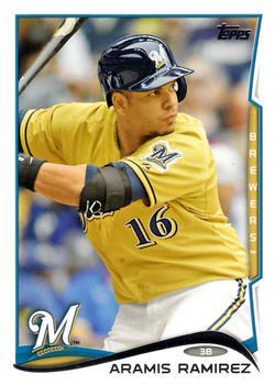 #560 Aramis Ramirez - Milwaukee Brewers - 2014 Topps Baseball