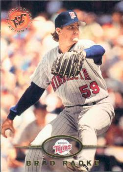 #560 Brad Radke - Minnesota Twins - 1995 Stadium Club Baseball
