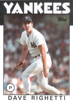 #560 Dave Righetti - New York Yankees - 1986 Topps Baseball