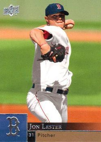 #560 Jon Lester - Boston Red Sox - 2009 Upper Deck Baseball