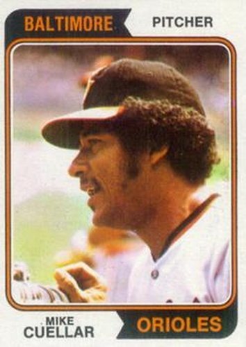 #560 Mike Cuellar - Baltimore Orioles - 1974 Topps Baseball