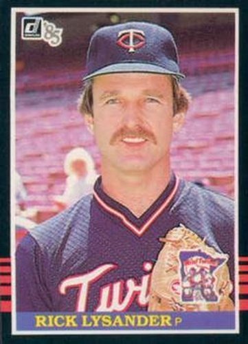 #560 Rick Lysander - Minnesota Twins - 1985 Donruss Baseball