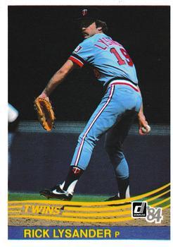 #560 Rick Lysander - Minnesota Twins - 1984 Donruss Baseball