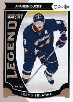 #560 Teemu Selanne - Anaheim Ducks - 2015-16 O-Pee-Chee Hockey