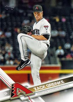 #560 Zack Greinke - Arizona Diamondbacks - 2017 Topps Baseball