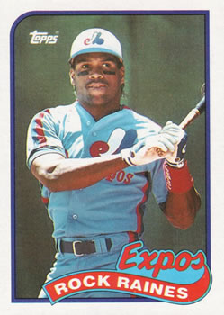 #560 Rock Raines - Montreal Expos - 1989 Topps Baseball