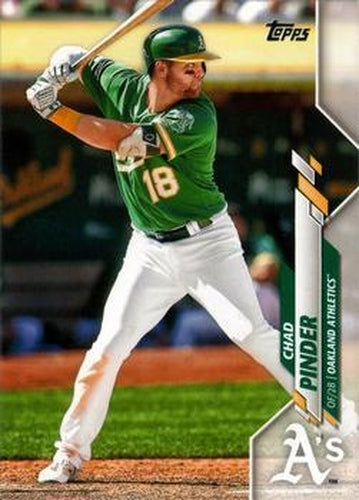 #560 Chad Pinder - Oakland Athletics - 2020 Topps Baseball