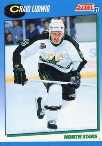 #561 Craig Ludwig - Minnesota North Stars - 1991-92 Score Canadian Hockey