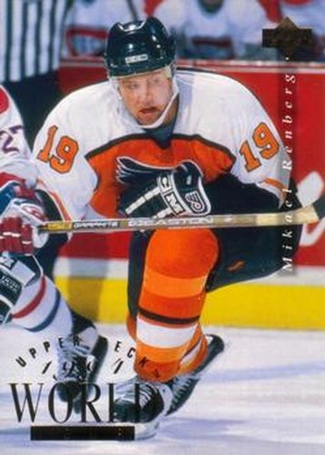 #561 Mikael Renberg - Philadelphia Flyers - 1994-95 Upper Deck Hockey