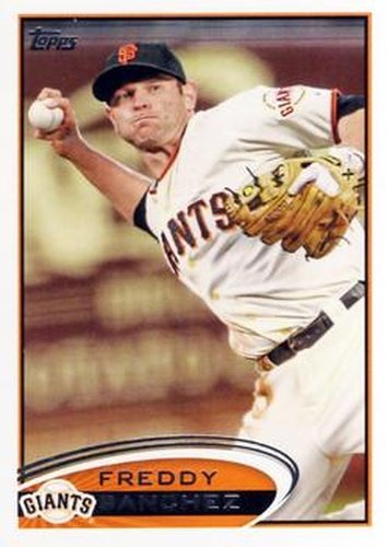 #561 Freddy Sanchez - San Francisco Giants - 2012 Topps Baseball