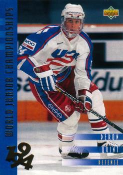 #561 Deron Quint - USA - 1993-94 Upper Deck Hockey
