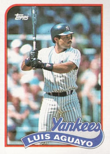 #561 Luis Aguayo - New York Yankees - 1989 Topps Baseball