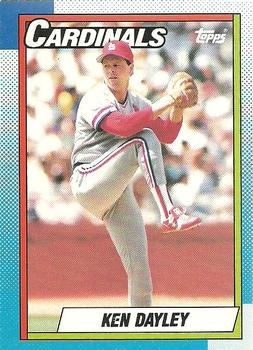 #561 Ken Dayley - St. Louis Cardinals - 1990 O-Pee-Chee Baseball