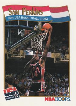 #561 Sam Perkins - USA - 1991-92 Hoops Basketball