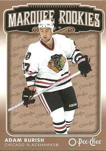 #561 Adam Burish - Chicago Blackhawks - 2006-07 O-Pee-Chee Hockey
