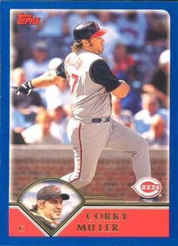 #561 Corky Miller - Cincinnati Reds - 2003 Topps Baseball