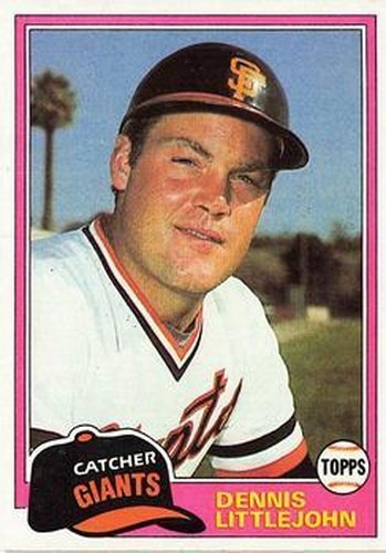 #561 Dennis Littlejohn - San Francisco Giants - 1981 Topps Baseball