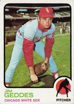 #561 Jim Geddes - Chicago White Sox - 1973 Topps Baseball