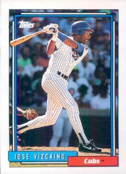 #561 Jose Vizcaino - Chicago Cubs - 1992 Topps Baseball