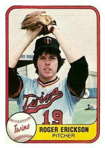 #561 Roger Erickson - Minnesota Twins - 1981 Fleer Baseball