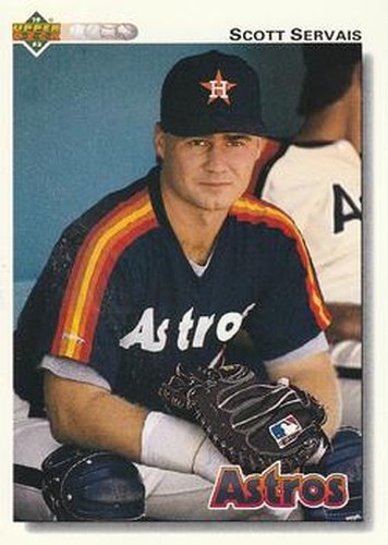 #561 Scott Servais - Houston Astros - 1992 Upper Deck Baseball