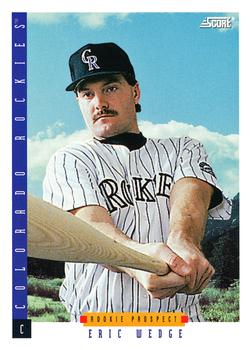#561 Eric Wedge - Colorado Rockies - 1993 Score Baseball