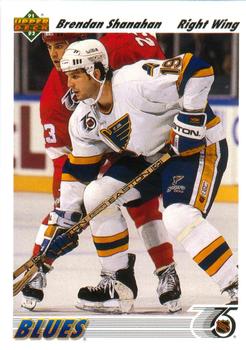 #561 Brendan Shanahan - St. Louis Blues - 1991-92 Upper Deck Hockey