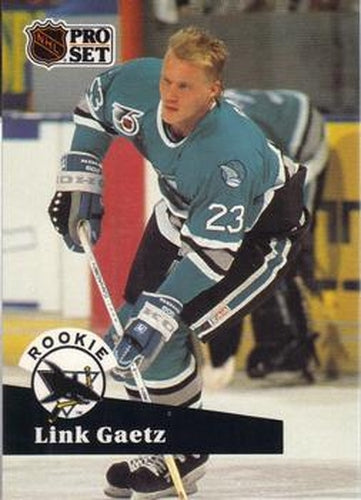 #561 Link Gaetz - 1991-92 Pro Set Hockey