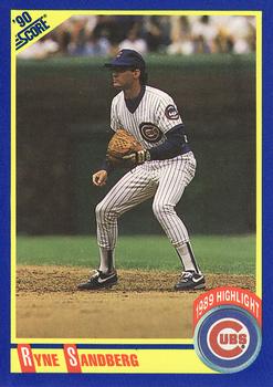 #561 Ryne Sandberg - Chicago Cubs - 1990 Score Baseball